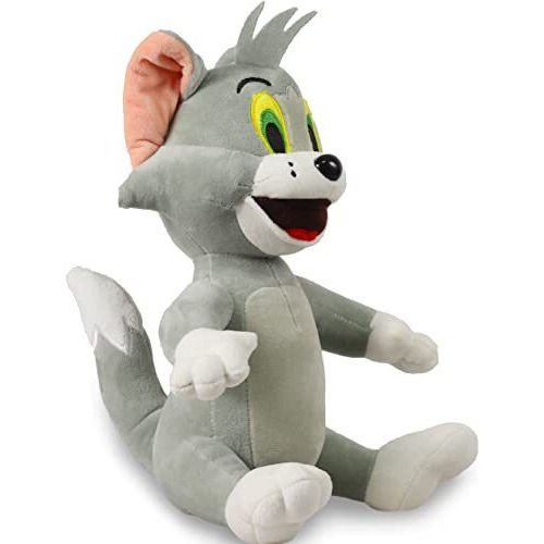 Mirada Cute Grey Licensed Sitting Tom/Cat Soft Toy| Ideal Gift For Girls/Kids | Stuffed Plush Animal | Ideal For Birthdays & Special Occasions - 25Cm
