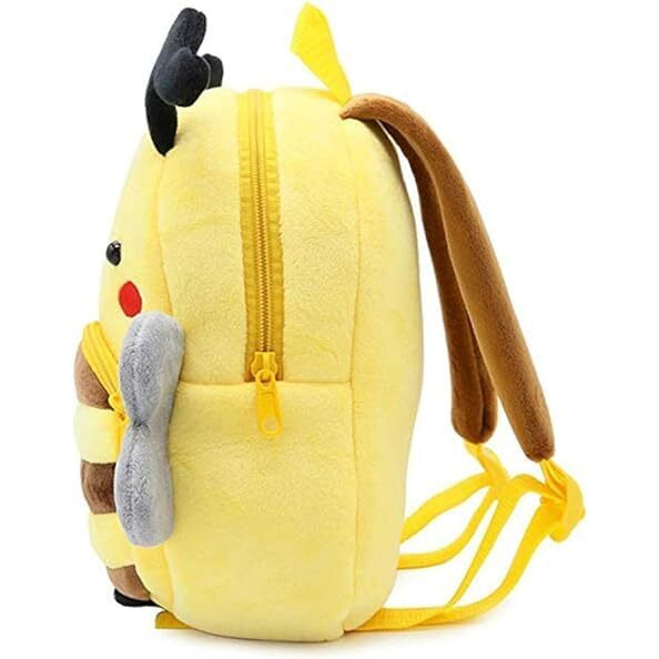 Blue Tree Kid's School Bagpack 3-5 Years 11 Litres Cartoons Soft Toy Bag Gift For Kids (Bee)