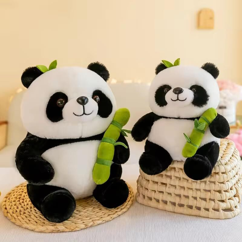 Y U Collection Cute Duck Plush Toy With Smiley T-Shirt, 25 Cm, Yellow And White, Soft Stuffed Animal (Bamboo Panda 30Cm)