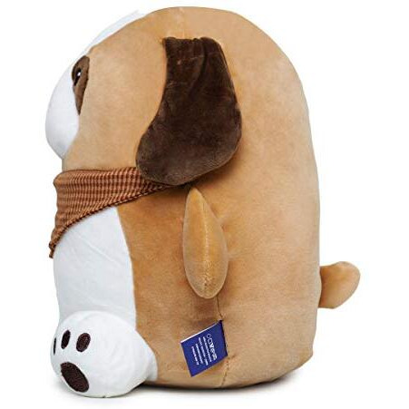 Webby Soft Animal Plush Dog Toy, Brown 30Cm