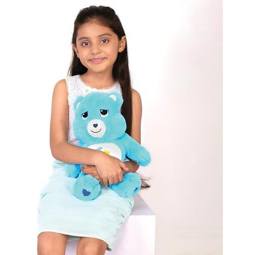 Mirada Care Bears Bedtime Bear - Blue Plushie Perfect Stuffed Animal, Birthday Gift, Super Soft And Cuddly  Good For Girls And Boys, Collectors - 35Cm