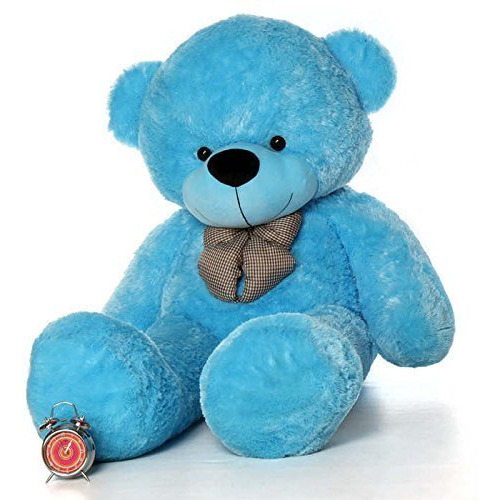 Toybulk Teddy Bear, Teddy Bear 4 Feet For Girls, Soft Toys For Girls, Big Teddy Bear, Toys For Girls/Wife/Girlfriend/Husband, (4 Feet, Skyblue)
