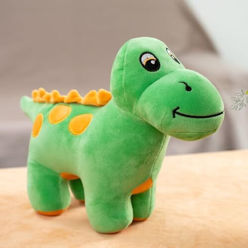 Mirada Super Soft Light Green Dinosaur Soft Toy For Boys/Kids/Girls | Soft Stuffed Plush Animal | - 23Cm