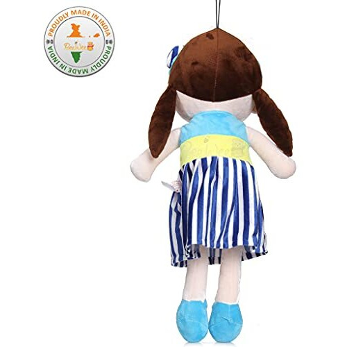 Beewee Plush Cute Super Soft Huggable Doll (Cute Doll 60 Cms, Blue)