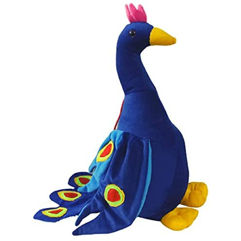 Funblast Peacock Soft Toy 36 Cm Soft Toys For Babies Soft Washable Plush Birds Toys For Kids, Stuffed Peacock Toy