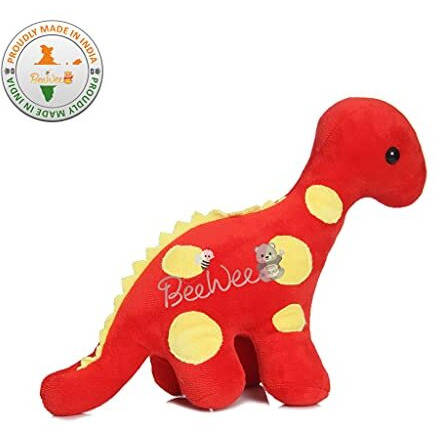 Beewee - Soft Toy Dinosaur Plush Stuffed Animal (Red)