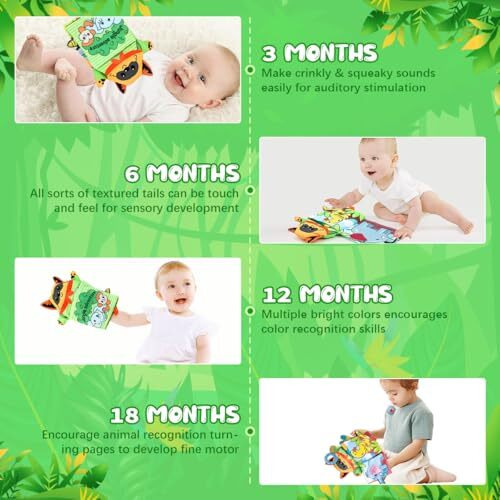 Snowie Soft Hand Puppet Cloth Books For Babies 0 To 3 Years, Soft Toys Sensory Books For Babies 6-12 Months With 3D Touch Feel High Contrast Dimensional, Early Educational Baby Toys