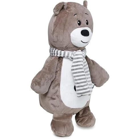 Webby Soft Animal Plush Panda Toy, Brown 30Cm
