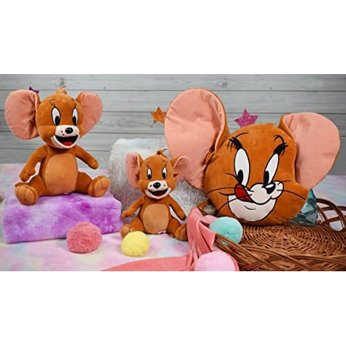 Mirada Brown Plush Stuffed Cute Jerry Soft Toy Cushion/Pillow - 42Cm