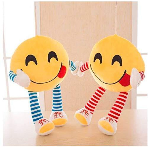 Frantic Smiley Pillow Cushions With Soft Hands And Legs