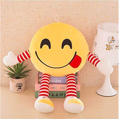 Frantic Smiley Pillow Cushions With Soft Hands And Legs