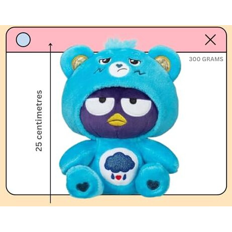 Fusked Flufies Plush Soft Toys For New Born Baby And Baby Boy - Soft And Easy Wash Plush - Huggable Plush Toys For Girls And Boys - Soft Toy For Home Dcor (Maru Bear As Grumpy Bear)