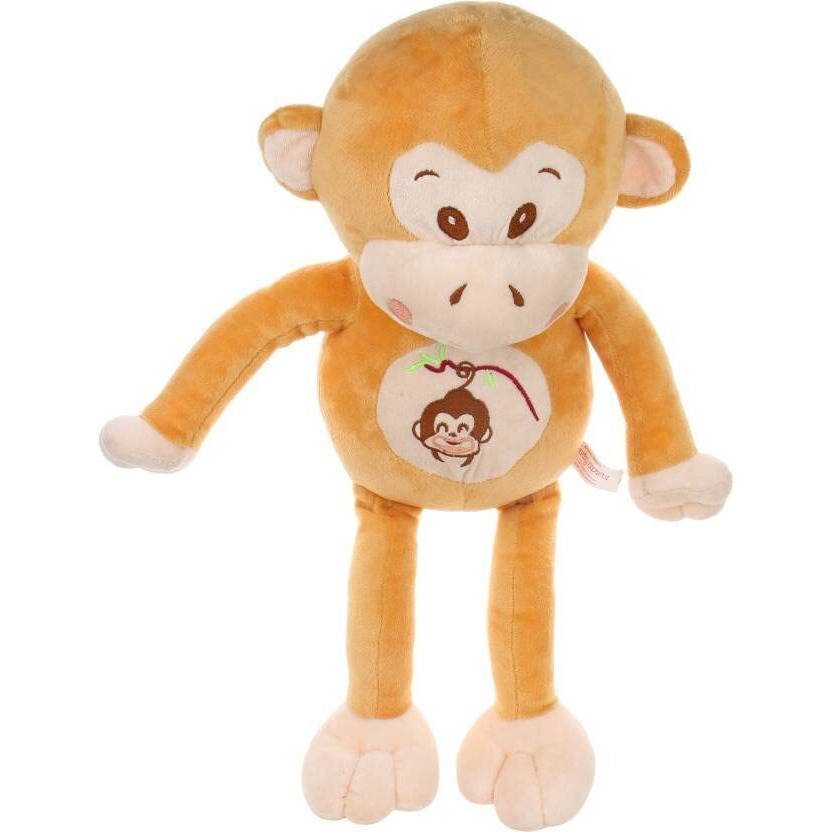 Dearjoy Monkey Plush Toy And Soft Toy (Light Brown, 30 Cm)