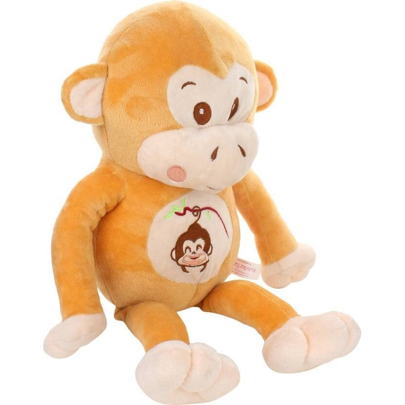Dearjoy Monkey Plush Toy And Soft Toy (Light Brown, 30 Cm)