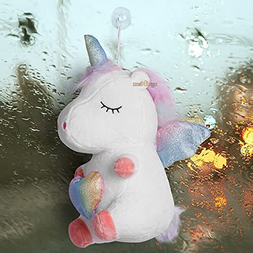 Zest 4 Toyz Unicorn Soft Toys For Kids Plush Animal Toys For Kids Heart Design Cuddly Teddy Bear For Girls & Boys Stuffed Toys -Color-Multcolored-Size-30 Cm