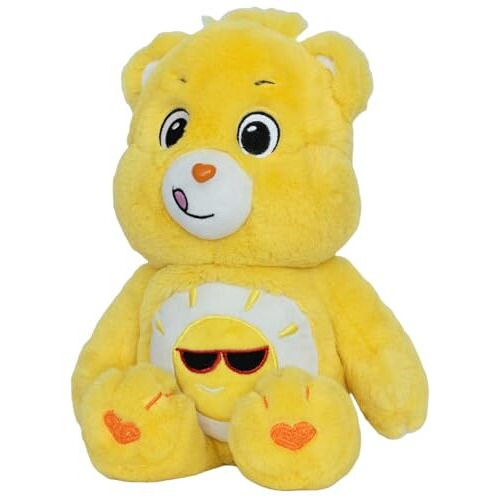 Mirada Care Bears Funshine Bear - Yellow Plushie Perfect Stuffed Animal, Birthday Gift, Super Soft And Cuddly  Good For Girls And Boys, Collectors - 35Cm