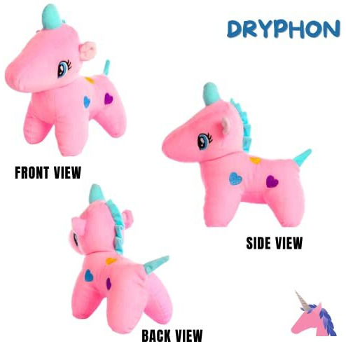 Dryphon Unicorn Soft Toys | Unicorn Toys For Kids | Soft Toys For Baby Girl | Soft Toys For Babies | Soft Toys For Boys And Girls (Pink, 25 Cm)