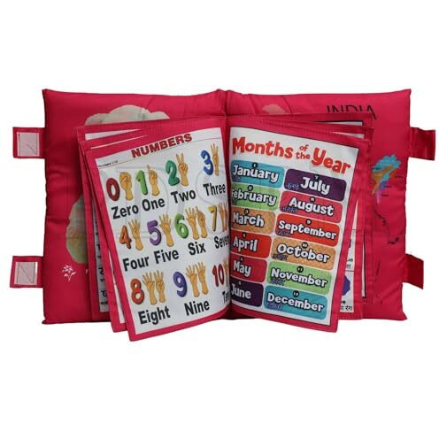 Pdspm Learning Cushion Pillow Book For Kids Baby Girls