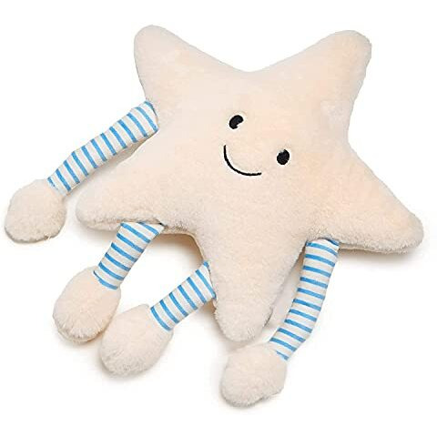 Lattice Star Pillow With Arm & Leg, Plush Stuffed Toy Doll For Boys And Girls