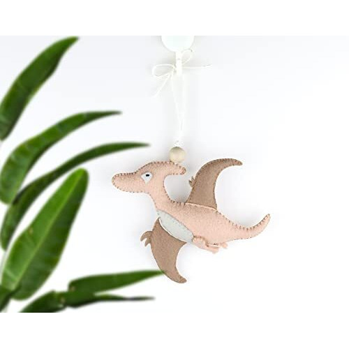 Agd Handmade Pterosaur Dinosaur Hanging Ornament, Dinosaur Kid Room Decor, Birthday Party Favour, Dinosaur Baby Shower Diwali Gift, Children Bedroom (Pterosaur Dinosaur)