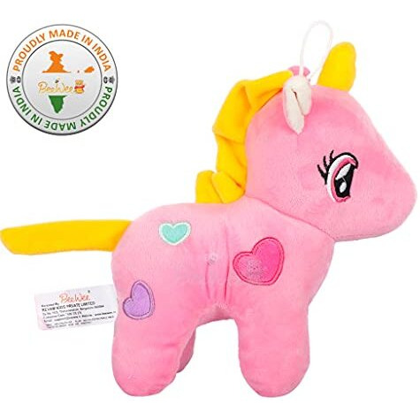 Beewee - Soft Toy Plush Stuffed Animal (Fairy Unicorn, 25 Cms, Pink)