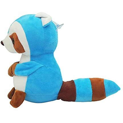Kanthan Raccoon Plush Stuffed Animals Soft Toys For Kids, Blue, 28 Cm