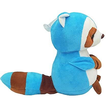 Kanthan Raccoon Plush Stuffed Animals Soft Toys For Kids, Blue, 28 Cm