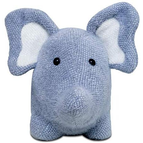 Webby Soft Standing Animal Plush Elephant Toy, Gray 30Cm