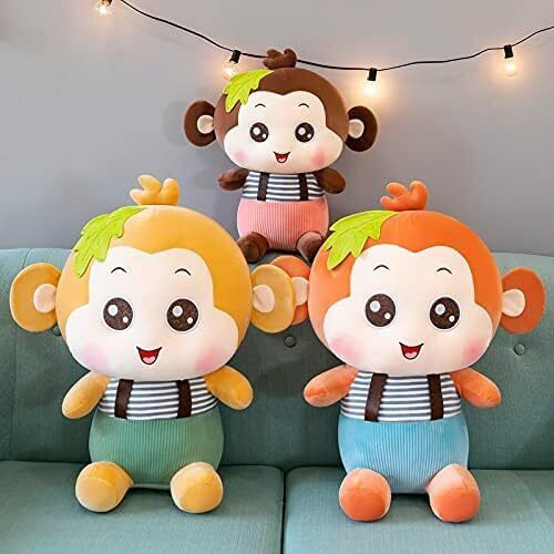 Storescent Soft Toys For Kids - Stuffed Animal Plush Soft Toy For Boys & Girls | Cute Monkey Green 30Cm