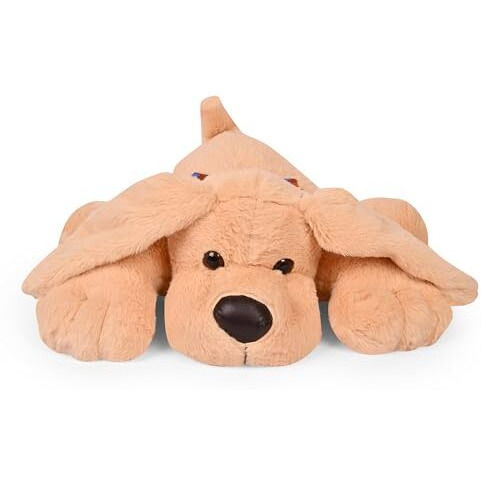 Besties Cute Light Brown Long Ear Dog Soft Toy For Girls/Kids | Huggable Dog With Long Ears | Soft Stuffed Plush Animal 35 Cm (Light Brown)