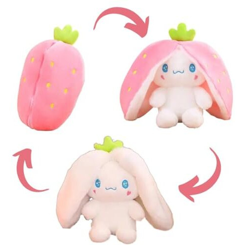 Besties Strawberry Dog Animal Soft Toys Pink (34 Cm, Strawberry Dog)