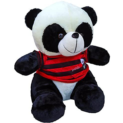 Toyshine 48 Cms T-Shirt Panda Stuffed Animal Soft Plush Pillow Toy Gift For Girls Boys - Medium