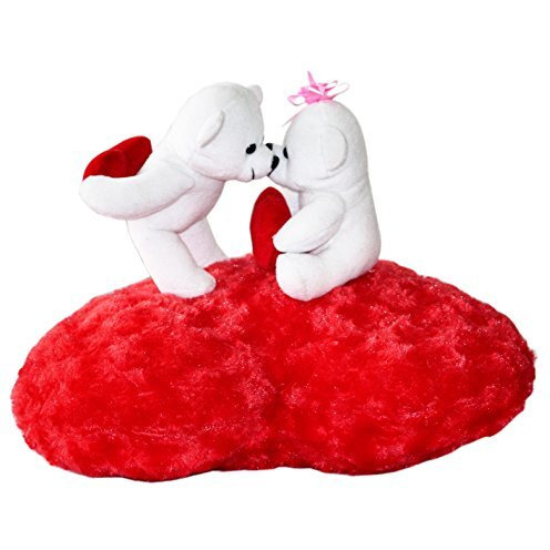 Amardeep Teddies On Heart 40Cm