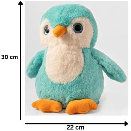 Rizvi Creation Cute Baby Penguin Soft Stuffed Toy | Soft Toy For Boys And Girls | Super-Soft And Safe| Ideal For Gifting | Height - 30 Cm (Turqouise Blue)