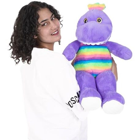 Besties Soft Toys Lovers. Dinosaur Soft Toy - Height 2 Feet, Birthday Gift For Girls/Boys Plush & Stuffed Toys (2 Feet, Long Dinosaur Purple)