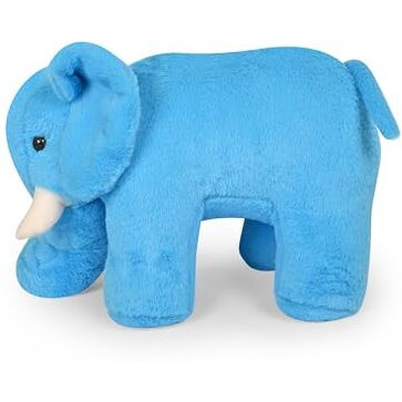 Besties Royal Elephant Soft Toys 40 Cm - Polyfill Washable Cuddly Soft Plush Toy - Helps To Learn Role Play - 100% Safe For Kids (Blue)