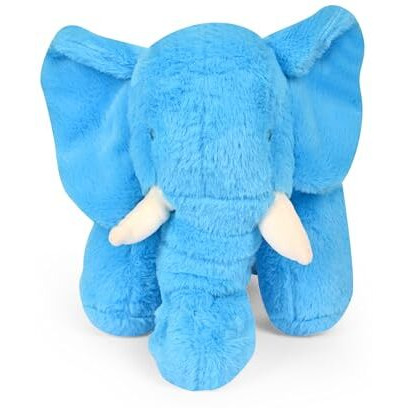 Besties Royal Elephant Soft Toys 40 Cm - Polyfill Washable Cuddly Soft Plush Toy - Helps To Learn Role Play - 100% Safe For Kids (Blue)