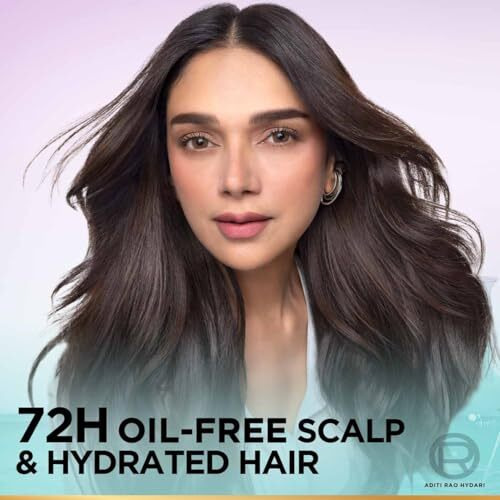 Loreal Paris Hyaluron Pure 72H Purifying Shampoo, For Oily Scalp & Dry Hair With Salicylic And Hyaluronic Acid, 200 Ml