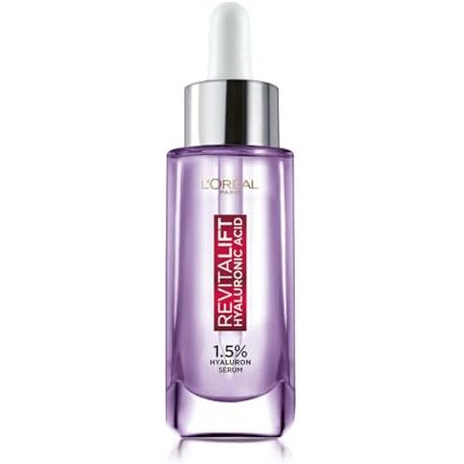 Loreal Paris Revitalift 1.5% Hyaluronic Acid Serum, Volume 30Ml, Intensely Hydrates, Smooths, And Replumps Skin, Fragrance Free, Paraben Free, Alcohol Free Formulation