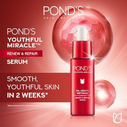 Pond's Youthful Miracle Hexyl Retinol Complex, Renew & Repair Serum 14Ml