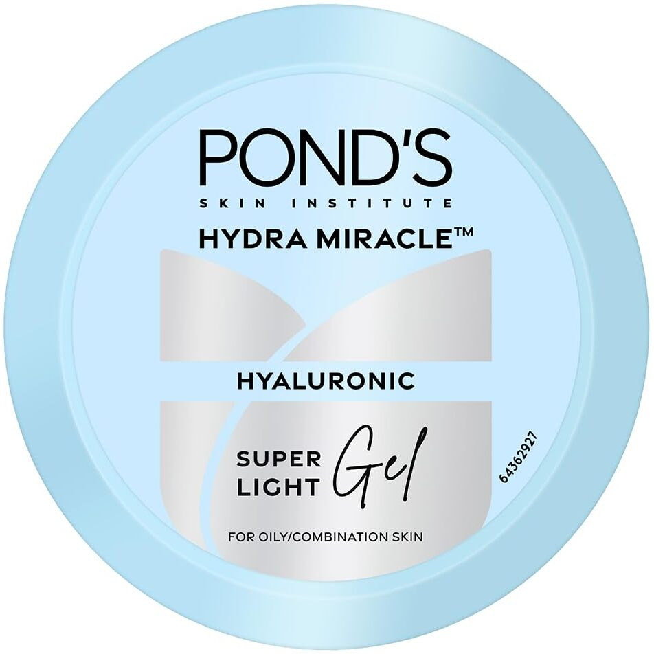 Pond's Super Light Gel Oil Free Moisturiser With Hyaluronic Acid + Vitamin E, 200 Ml