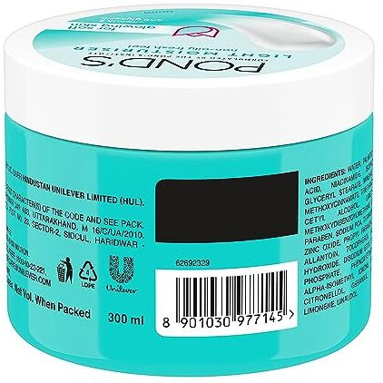 Pond's Light Moisturiser Non-Oily Fresh Feel With Vitamin E + Glycerine 300Ml