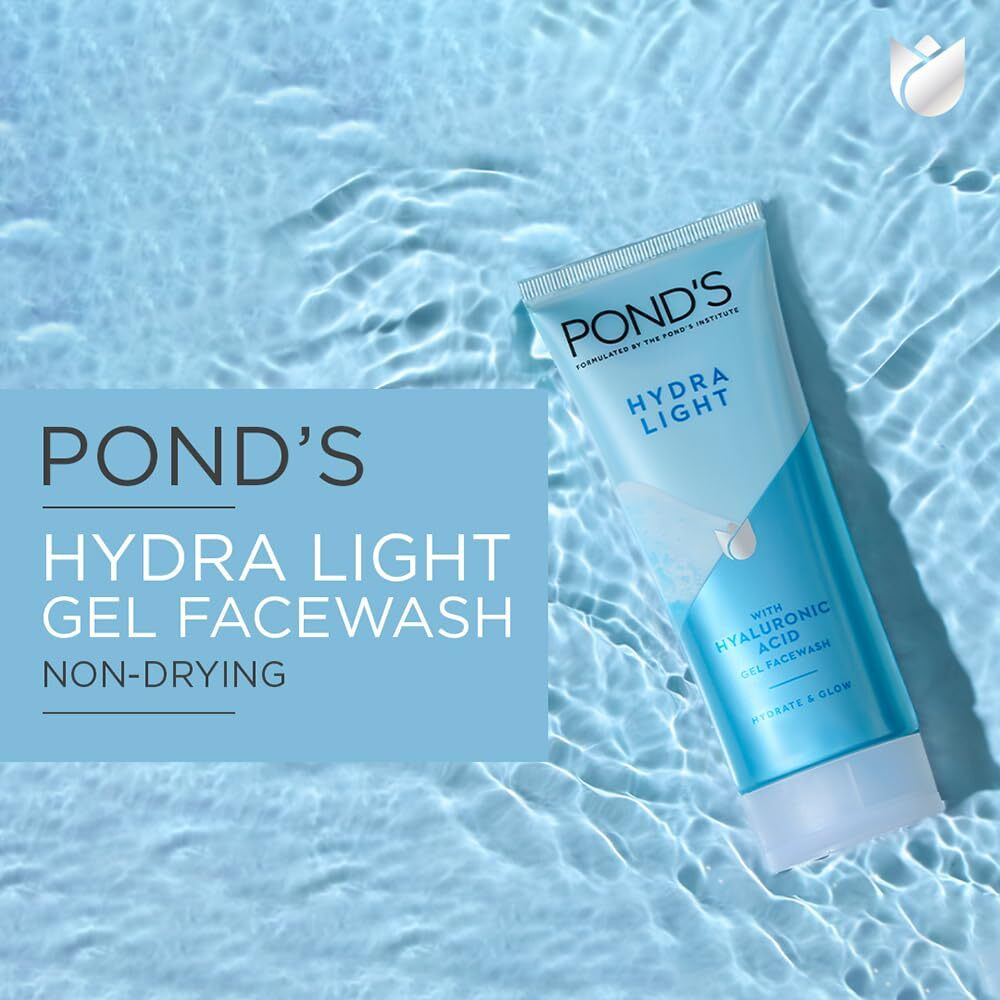 Pond's Hydra Light Hyaluronic Acid Hydrating Gel Facewash Hydrate And Glow 100G