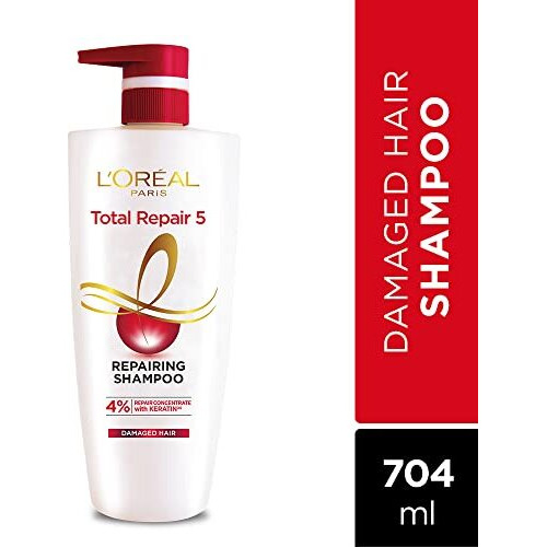 L'Oreal Paris Total Repair 5 Shampoo, 640Ml (With 10% Extra)