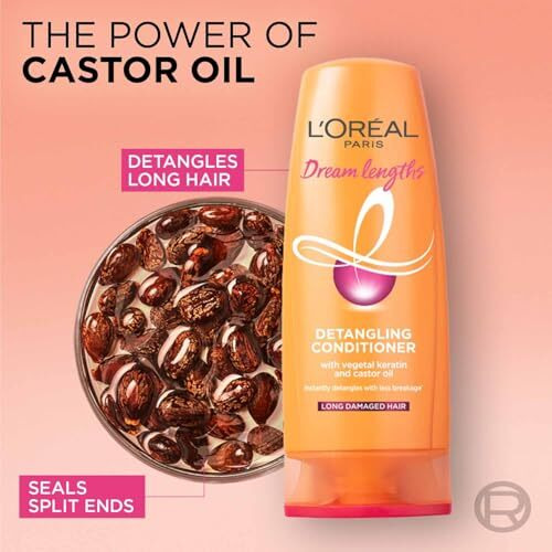 Loreal Paris Conditioner, Nourishes, Repair & Shine, For Long And Lifeless Hair, Dream Lengths, 180Ml