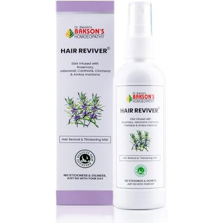 Dr. Bakshi's Bakson's Homoeopathy Hair Reviver & Thickening Mist | For Daily Use, No Stickiness & Oiliness, 100 Ml
