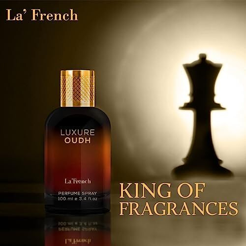 La French Luxure Oudh Perfume For Men & Women | Long-Lasting Luxury Unisex Fragrance | Premium Eau De Parfum For A Captivating Scent |Best Perfume Gift For Him & Her | 100Ml (Pack Of 1)