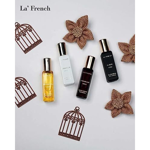 La French Oud Unisex Perfume Gift Set 4 X 20Ml For Men & Women | With Adventure, Romance, Al Hisan, Oud Woody | Eau De Perfume