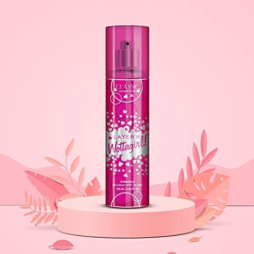 Layer'R Women Wottagirl Classic Collection Fragrant Fresh Scent Spray Body Splash, 135Ml - Romence