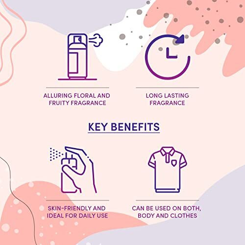 Layer'R Women Wottagirl Classic Collection Fragrant Fresh Scent Spray Body Splash, 135Ml - Romence